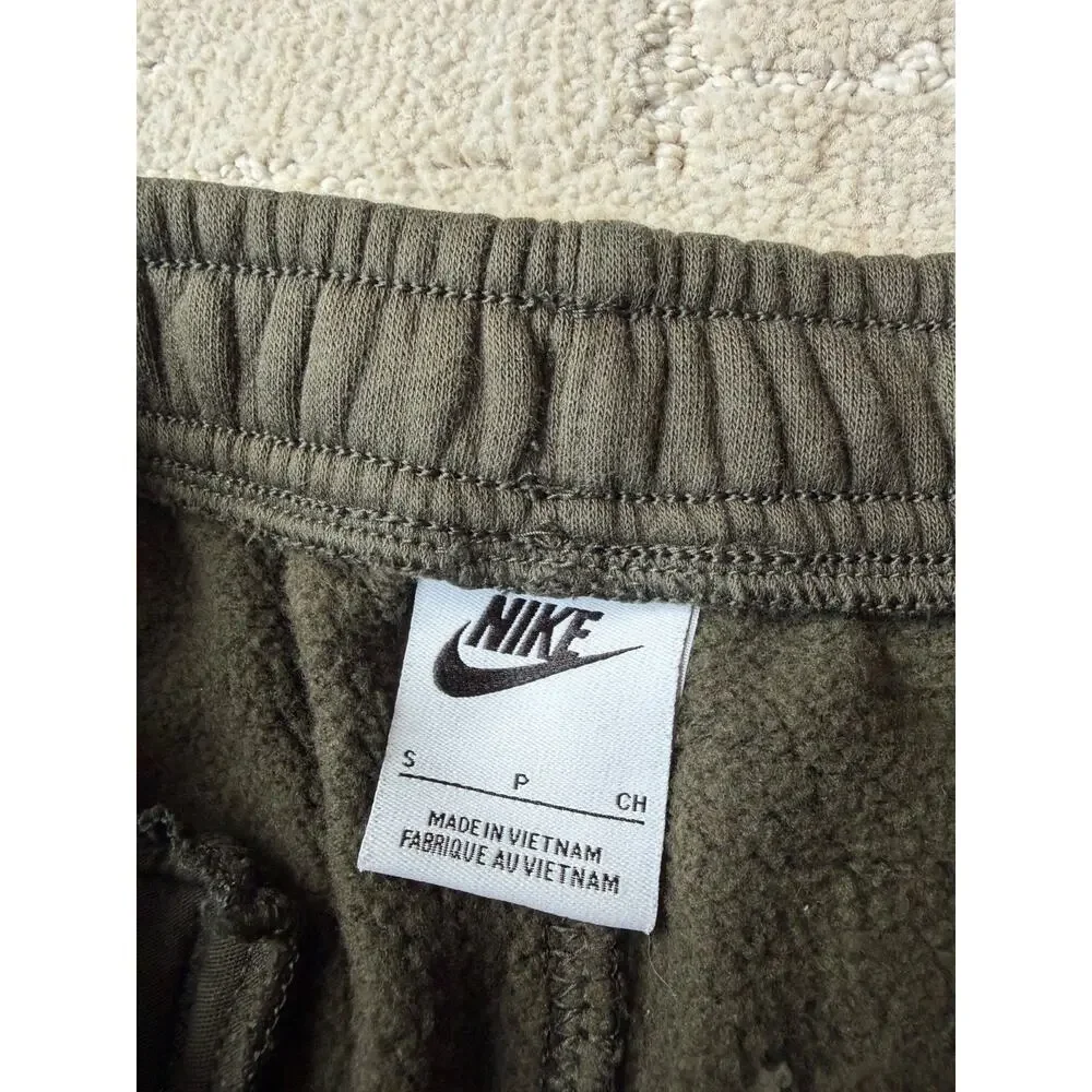 Nike Fleece Lined Jogger Sweatpants Embroidered Logo Mens